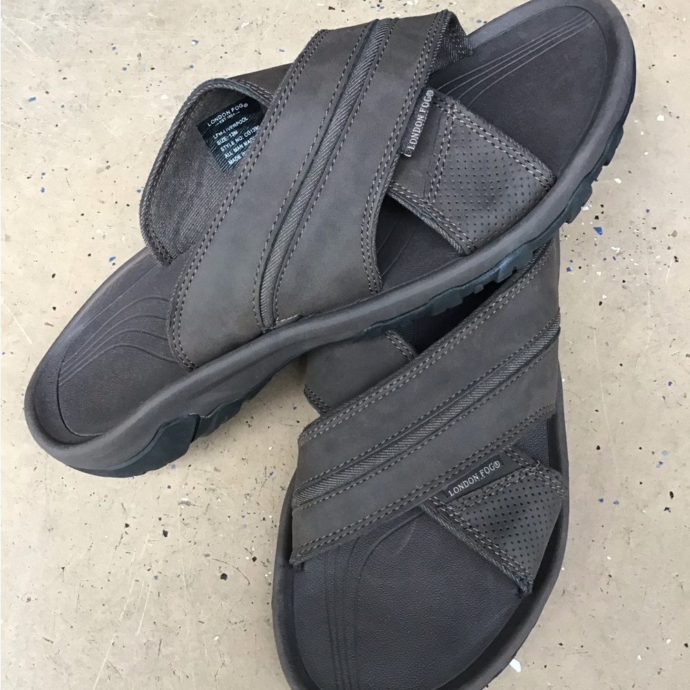 LONDON FOG LFM-Liverpool Slide Sandals, Style No. CG1390 - Picture 6 of 7